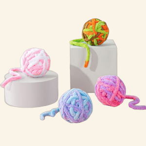 Silent Wool Ball Cat Toy